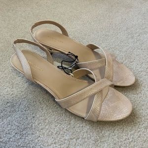 Ann Taylor nude sandals